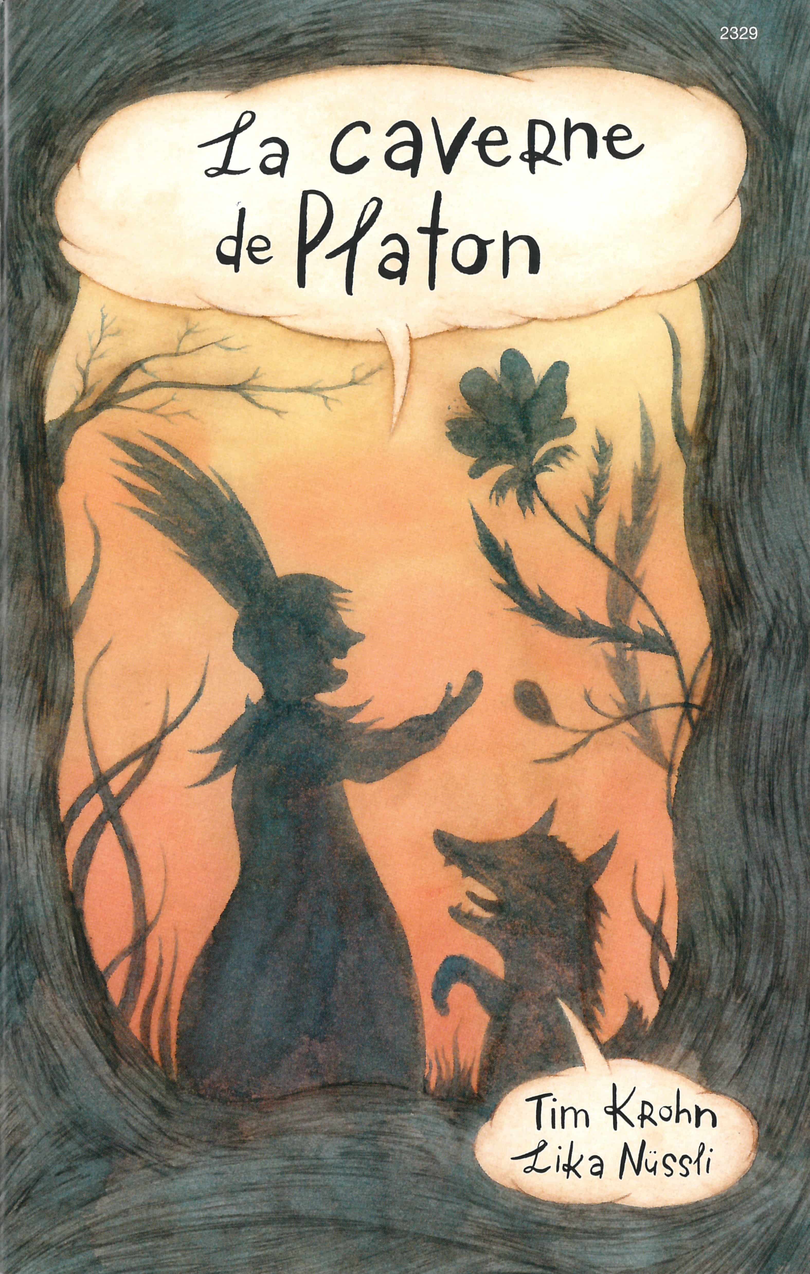La caverne de Platon, un livre de Tim Krohn, illustré par Lika Nuessli, éditions de l'OSL, fables, philosophie