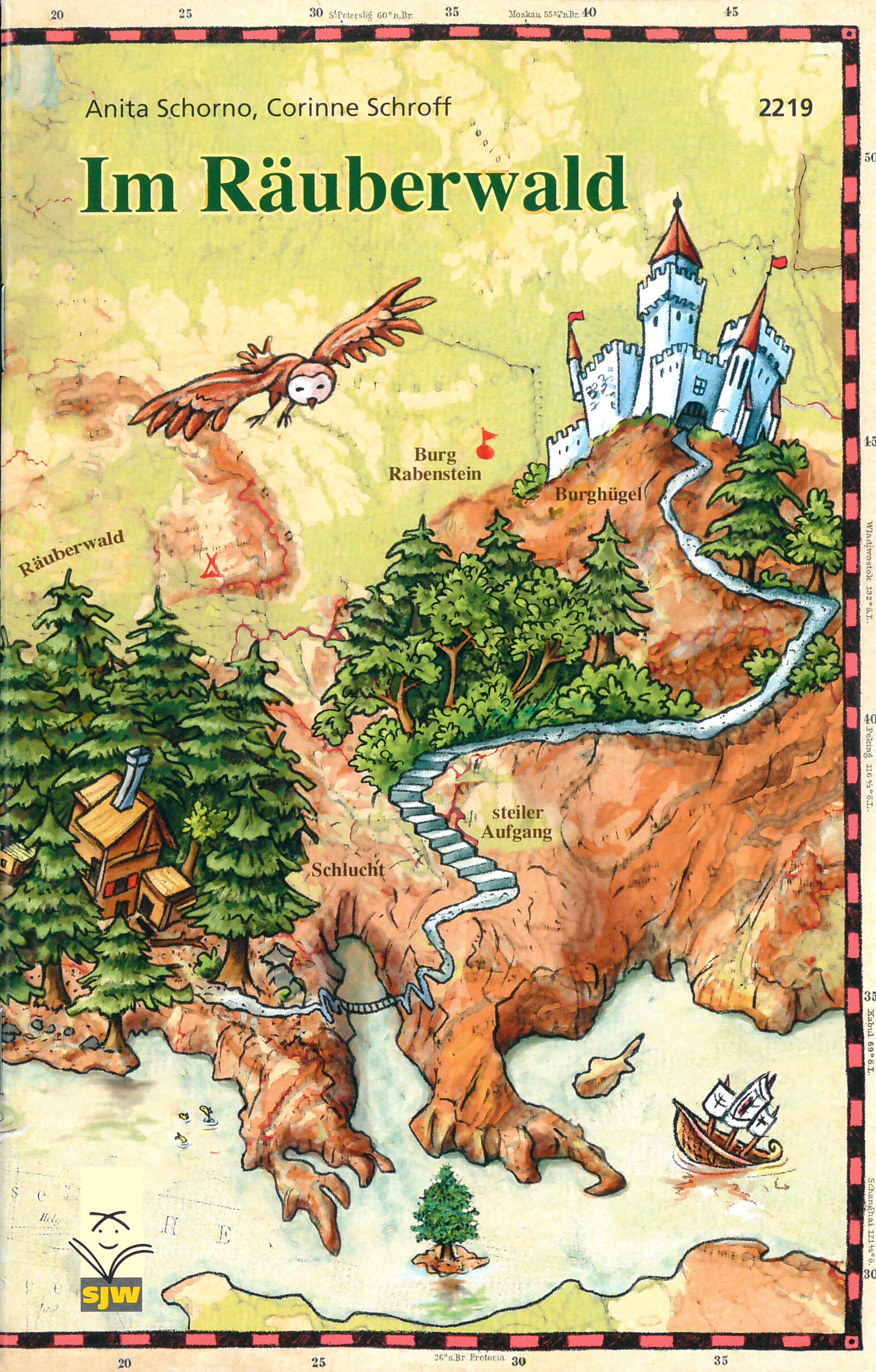 Im Raeuberwald, ein Kinderbuch von Anita Schorno, Illustration von Corinne Schroff, SJW Verlag, Raeubergeschichte