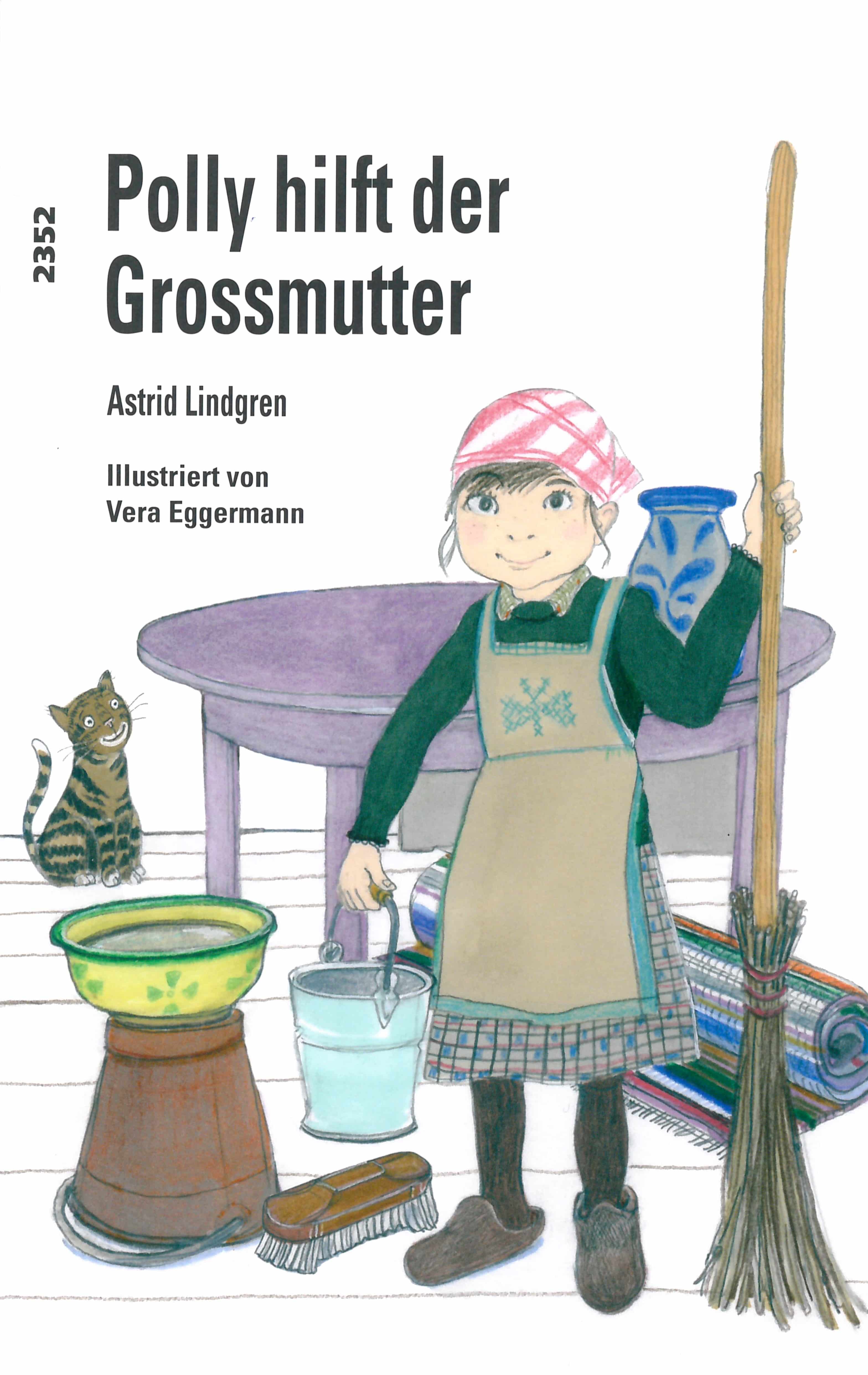 Polly hilft der Grossmutter, ein Kinderbuch von Astrid Lindgren, Illustration von Vera Eggermann, SJW Verlag, Weihnachtsgeschichte