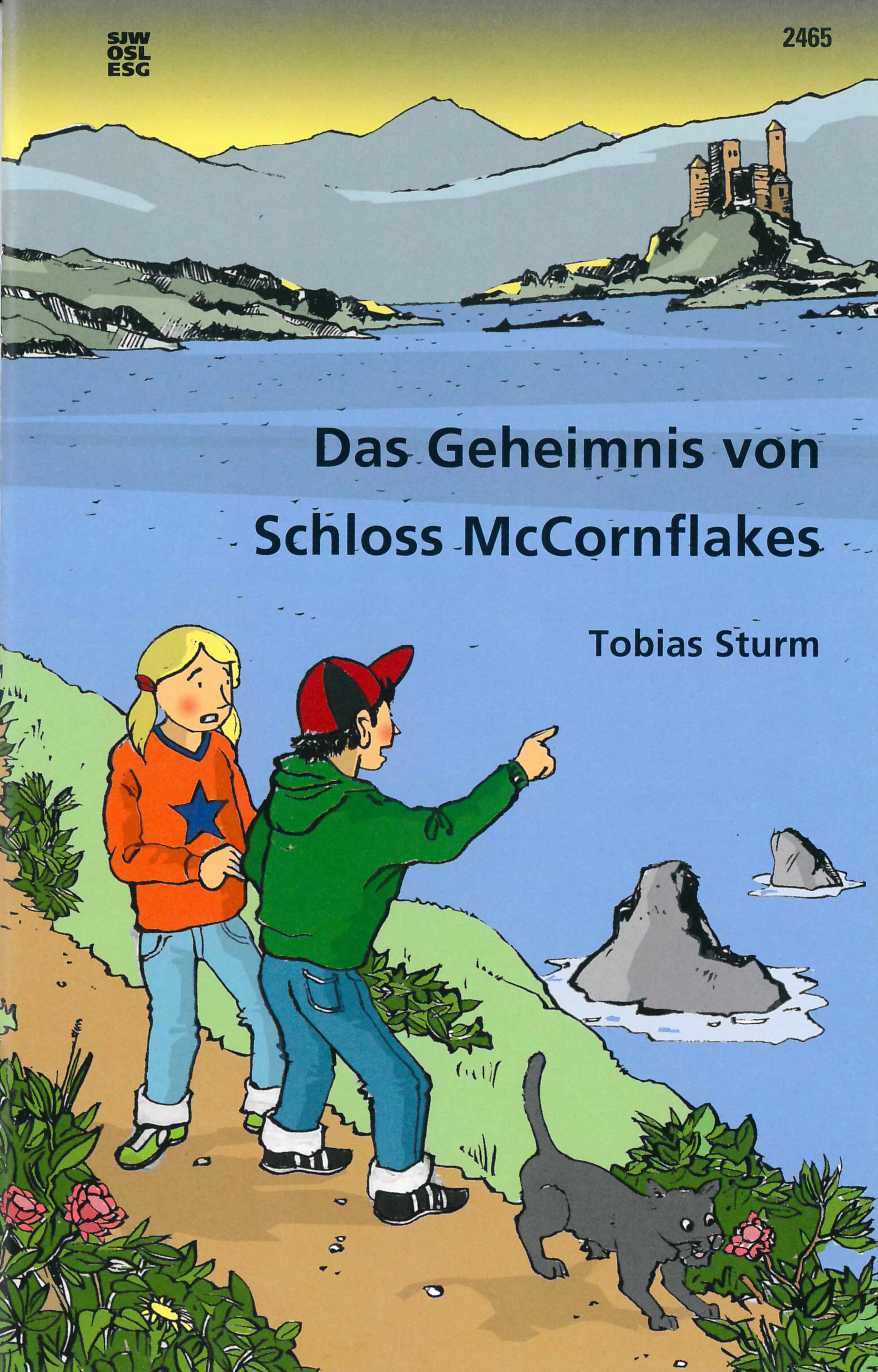 Das Geheimnis von Schloss McCornflakes, ein Kinderbuch von Tobias Sturm, SJW Verlag, Raetselgeschichte