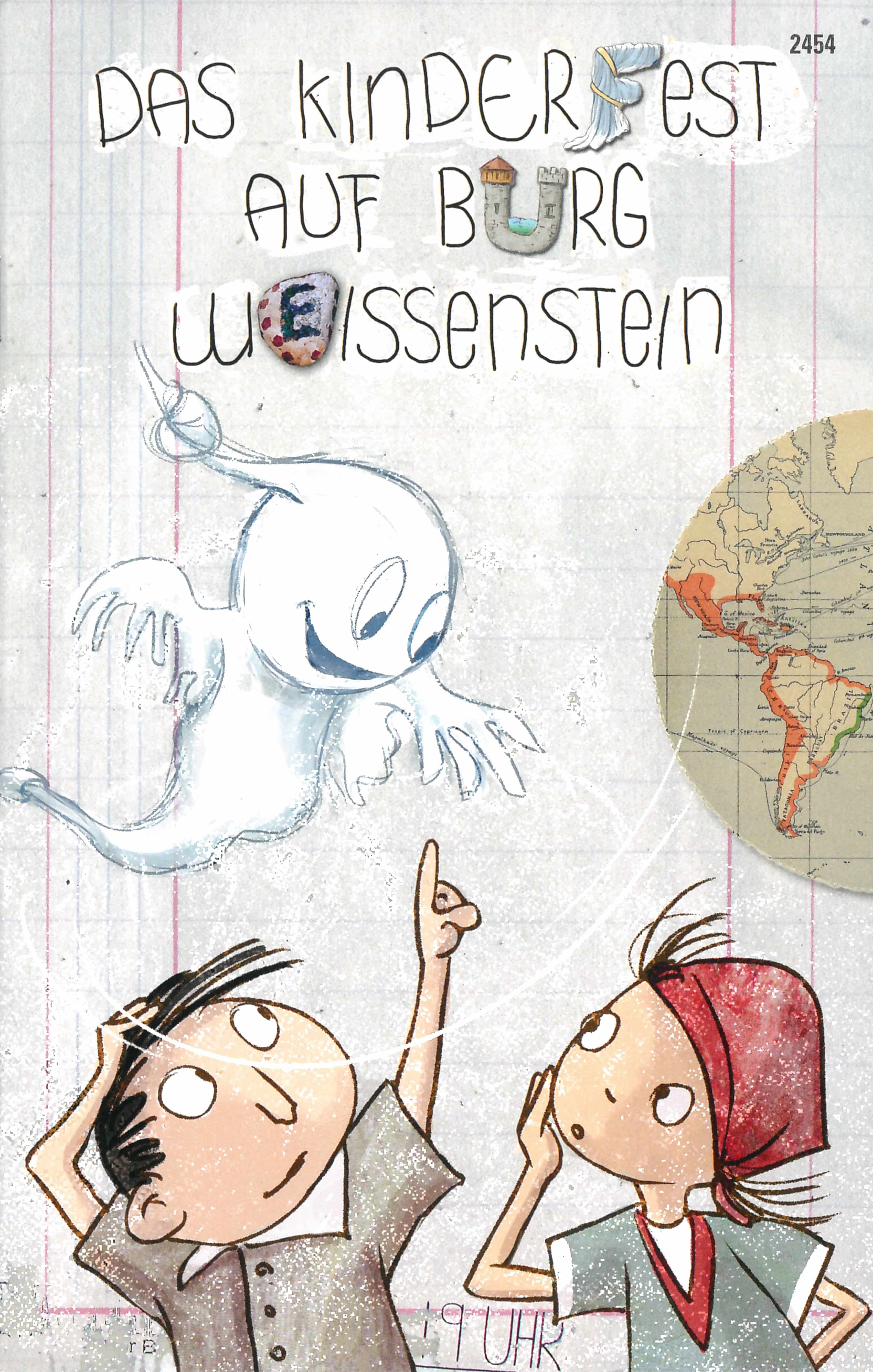Das Kinderfest auf Burg Weissenstein, ein Kinderbuch von Daniel Badraun, Illustration von Corinne Schroff, SJW, Gespenster