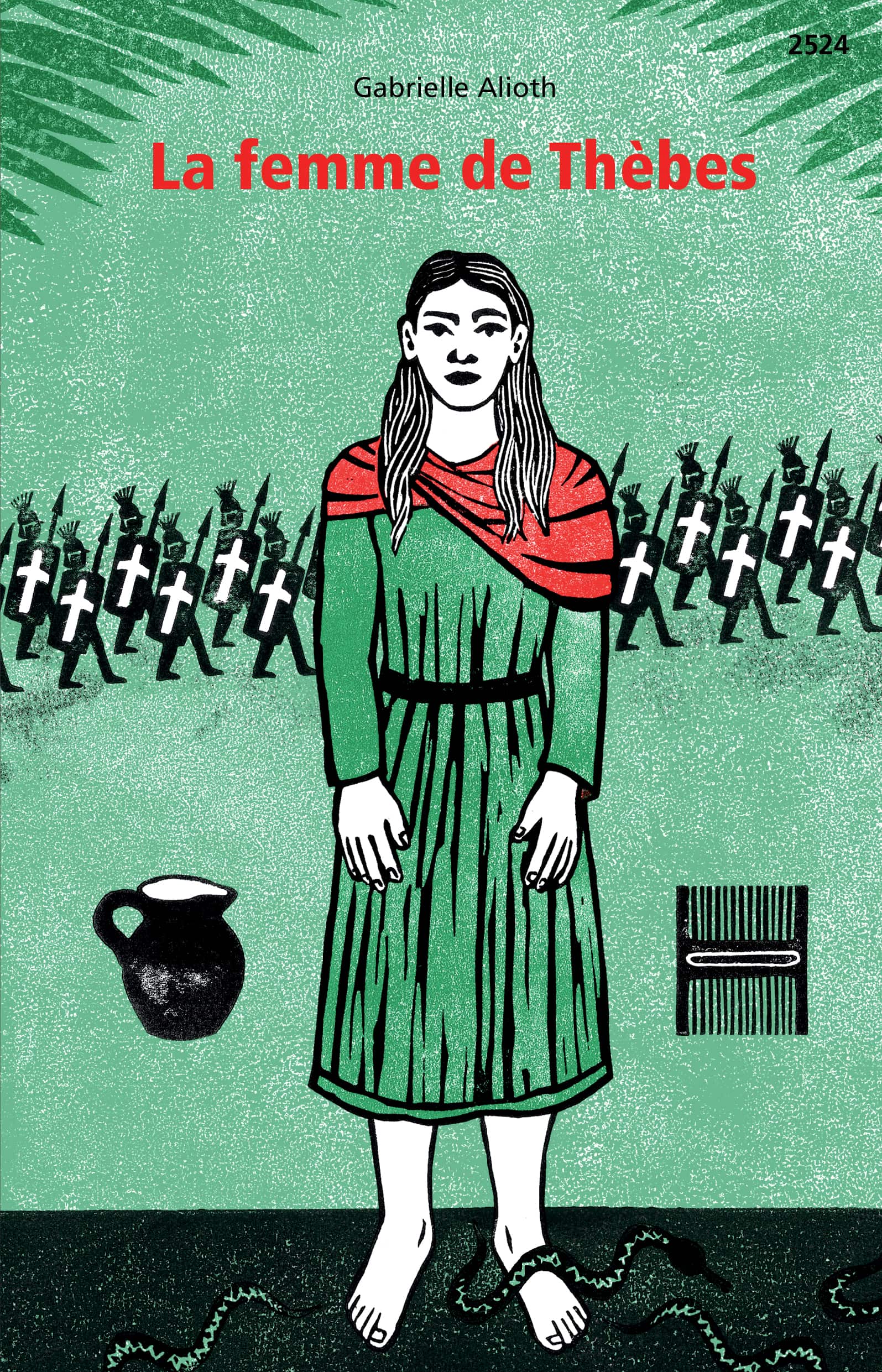 La femme de Thèbes, un livre de Gabrielle Alioth, illustré par Laura Jurt, éditions de l'OSL, histoire, religion, Suisse