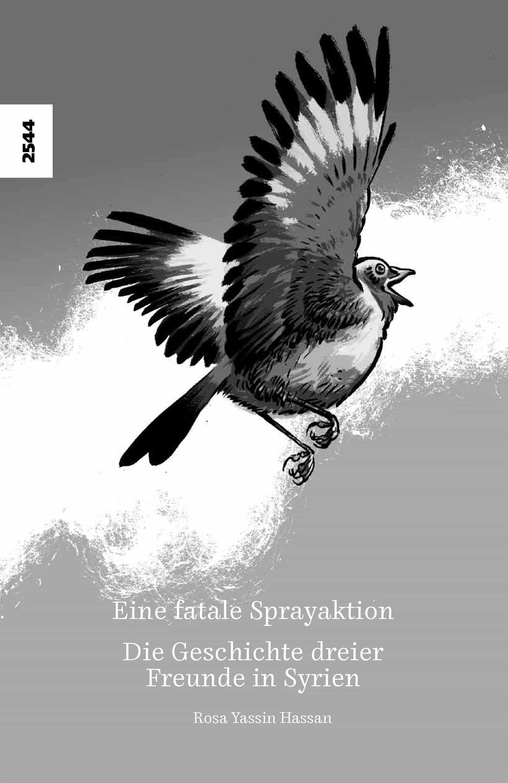 Eine fatale Sprayaktion - Die Geschichte dreier Freunde in Syrien, ein Buch von Rosa Yassin Hassan, Illustration B. Guedel, SJW