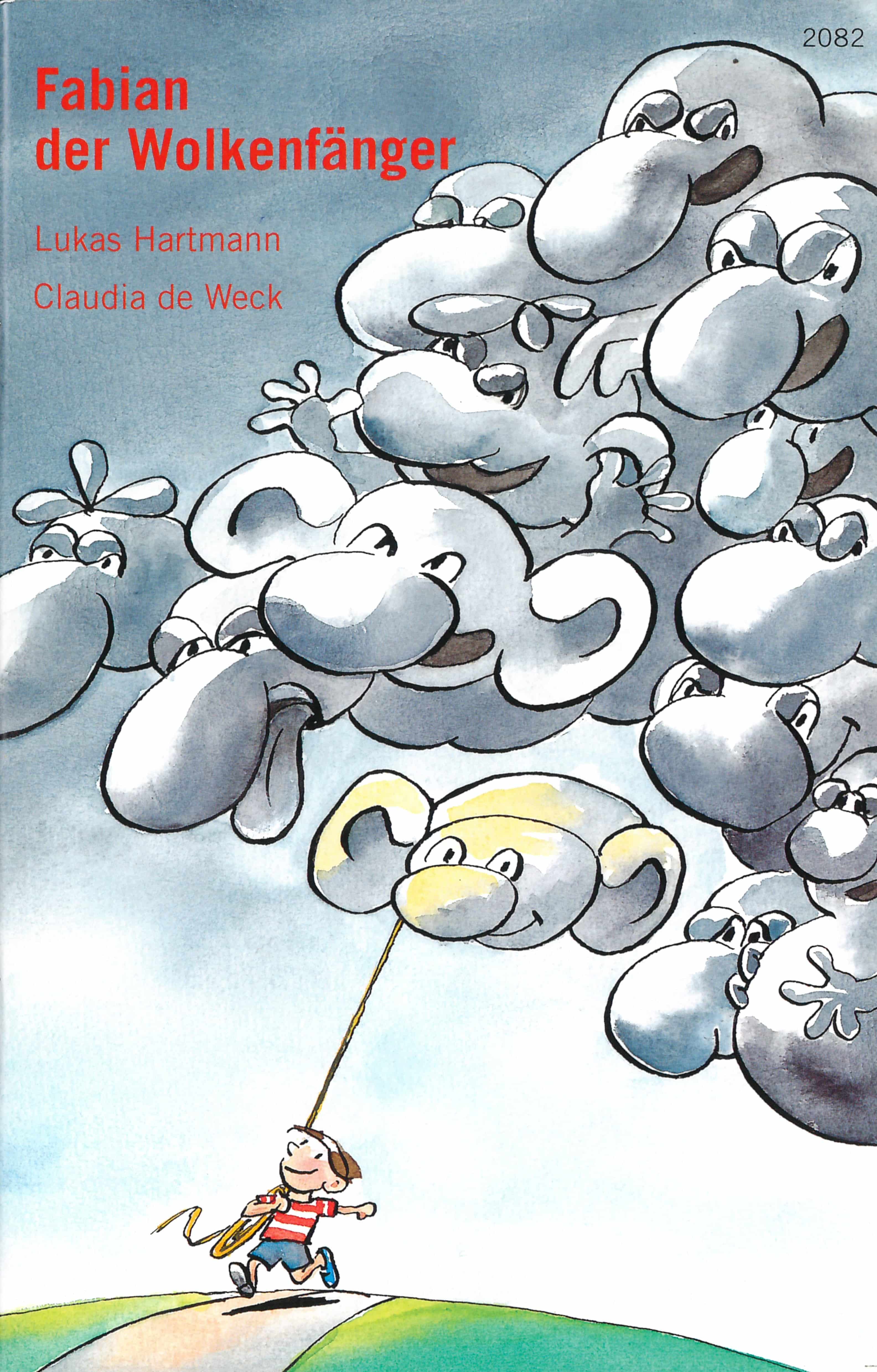 Fabian der Wolkenfaenger, ein Kinderbuch von Lukas Hartmann, Illustration von Claudia de Weck, SJW Verlag, Fantasy