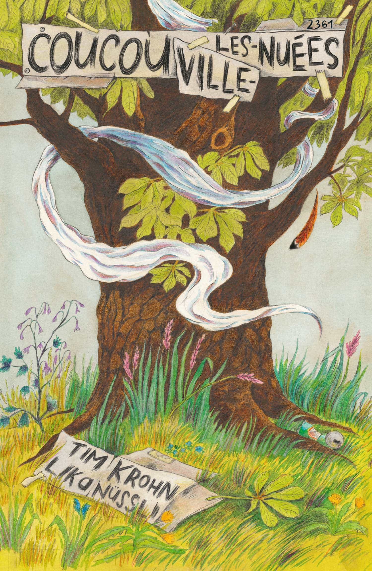Coucouville-les-Nuées, un livre pour enfants de Tim Krohn, illustré par Lika Nuessli, éditions de l'OSL, nature
