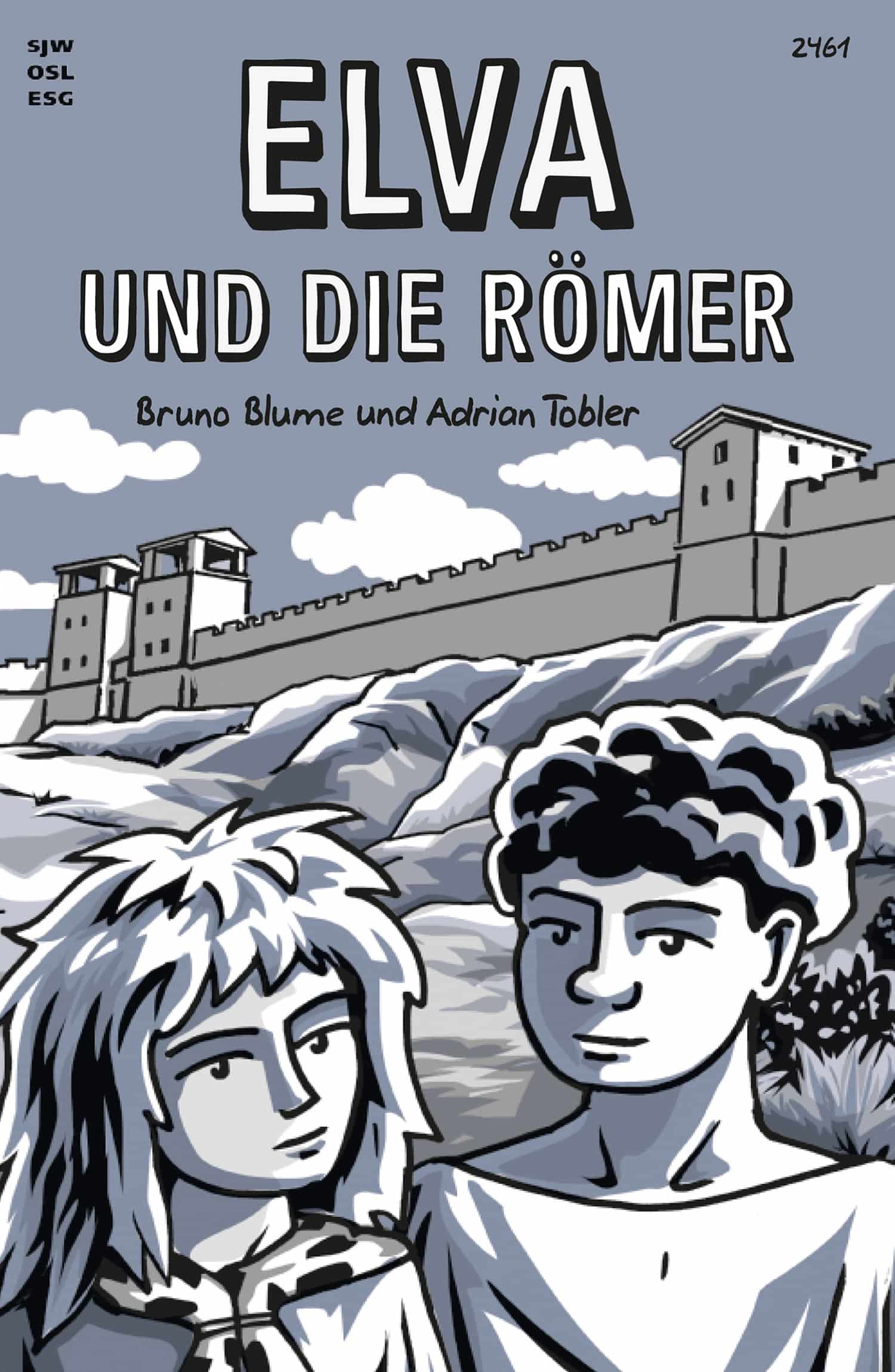 Elva und die Roemer, ein Kinderbuch von Bruno Blume, Illustration von Adrian Tobler, SJW Verlag, Geschichte, Roemer