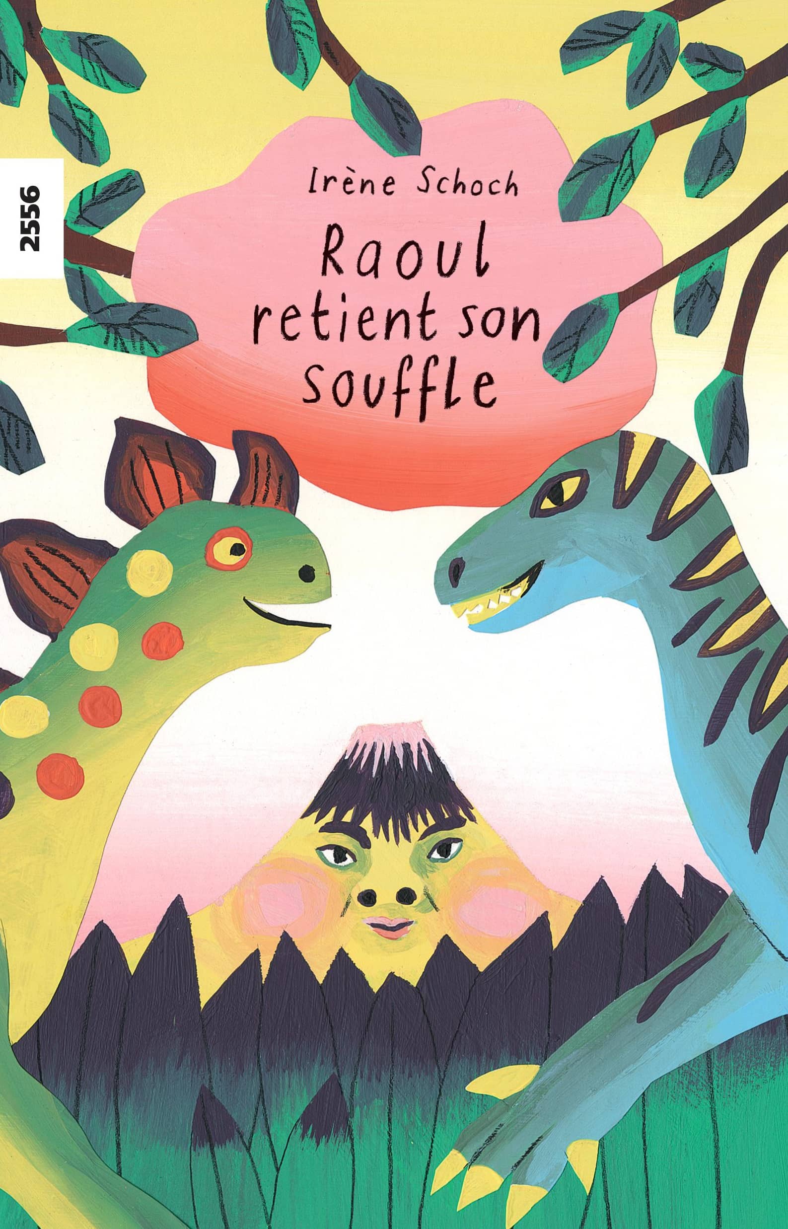 Raoul retient son souffle, un livre pour enfants d’Irène Schoch, éditions de l'OSL, fantastique, dinosaure, volcan