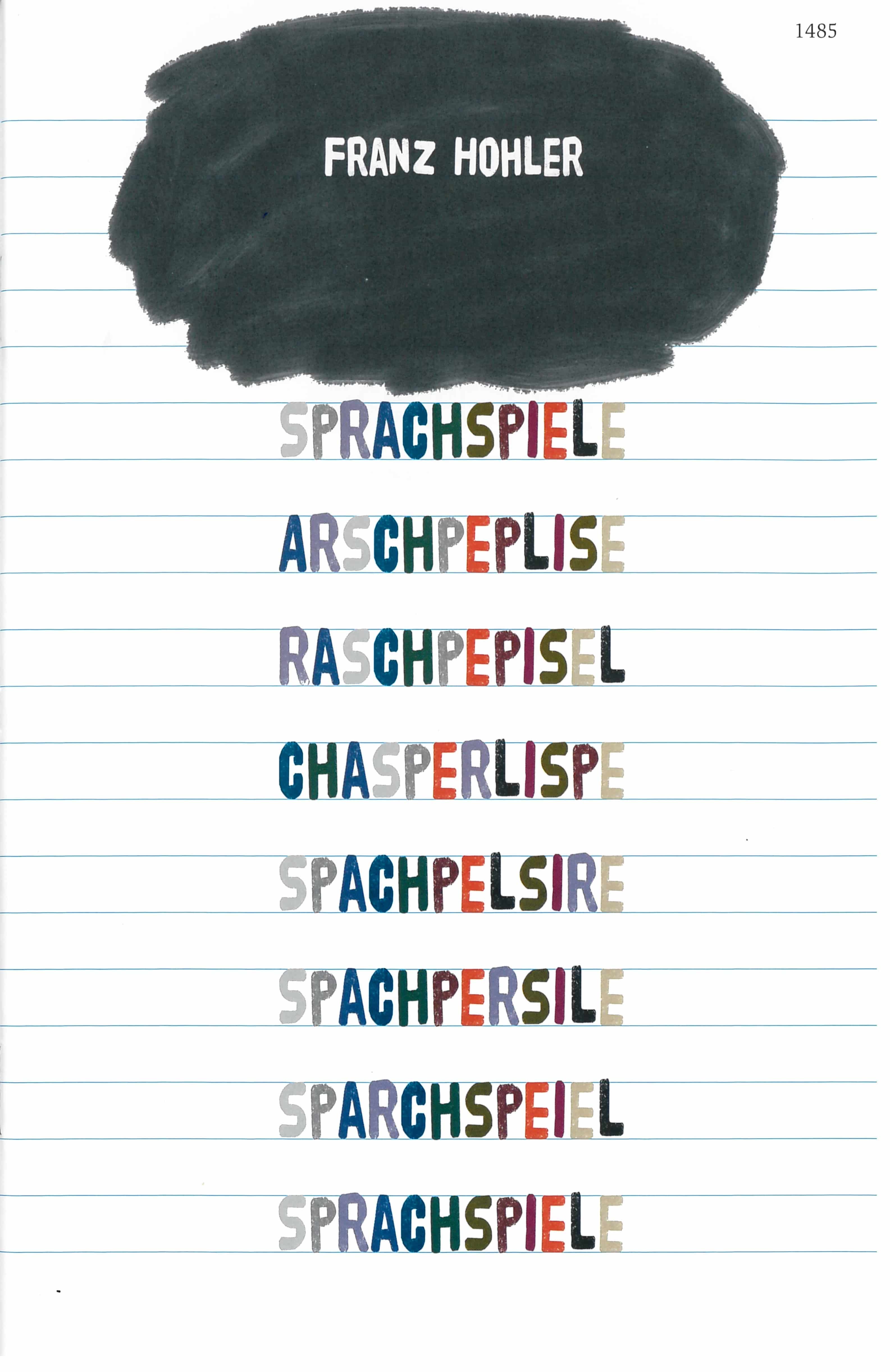Sprachspiele, ein Kinderbuch von Franz Hohler, Illustration von Vera Eggermann, SJW Verlag, Schweizer Literatur