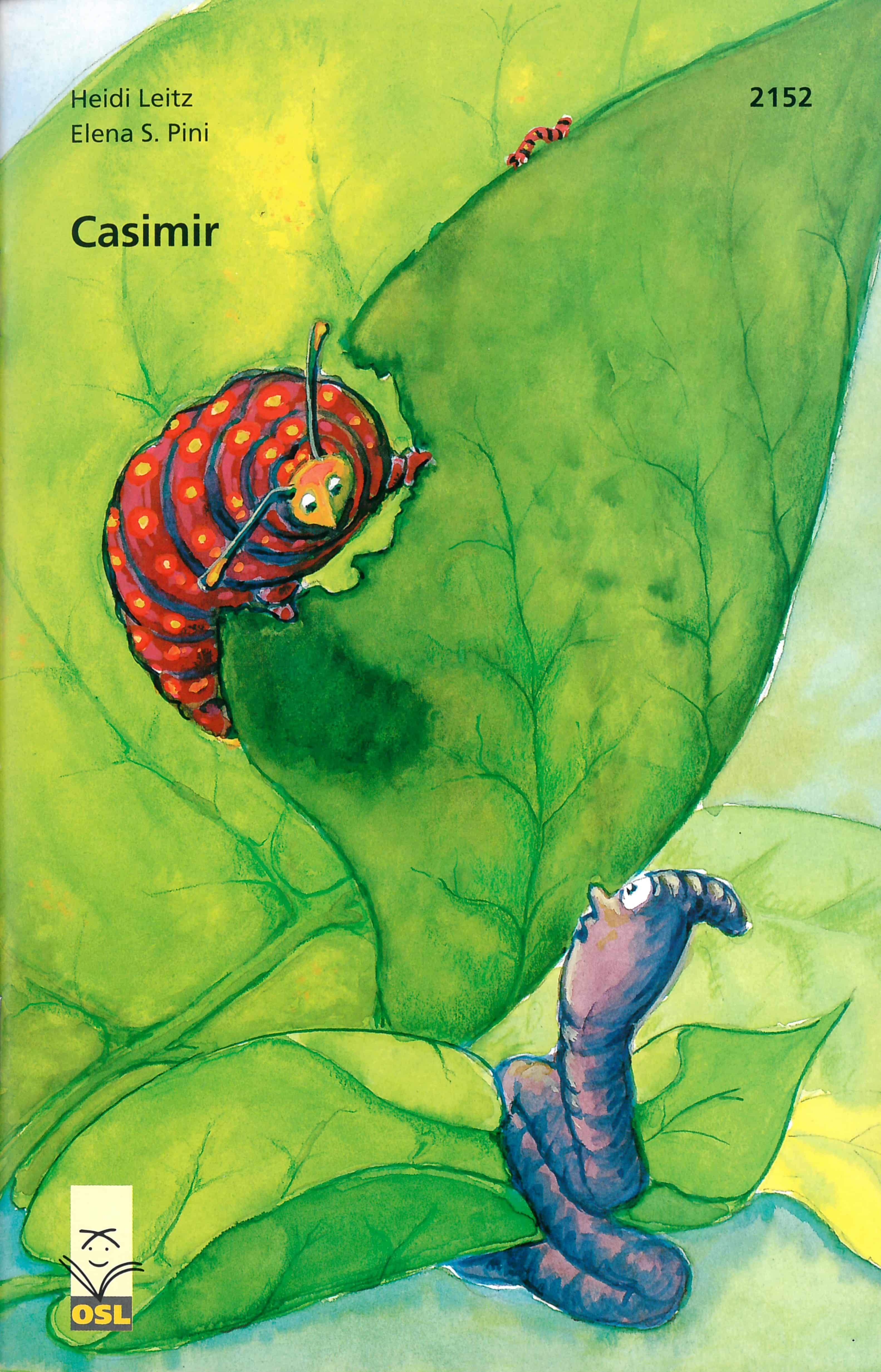 Casimir, ein Kinderbuch von Heidi Leitz, Illustration von Elena S. Pini, SJW Verlag, Wurm, Surmiran