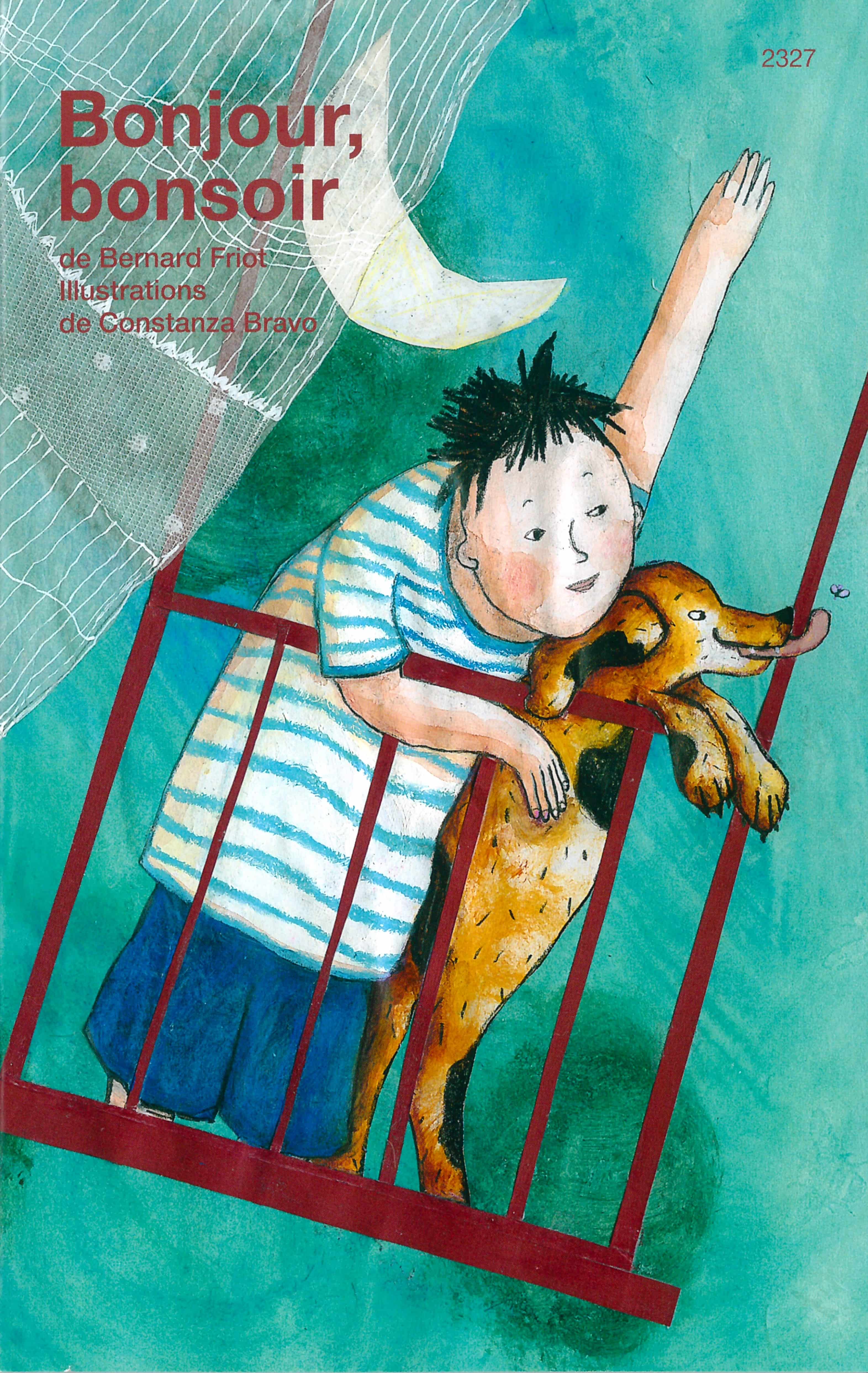 Bonjour, bonsoir, un livre pour enfants de Bernard Friot, illustré par Constanza Bravo, éditions de l'OSL, jeux de langage