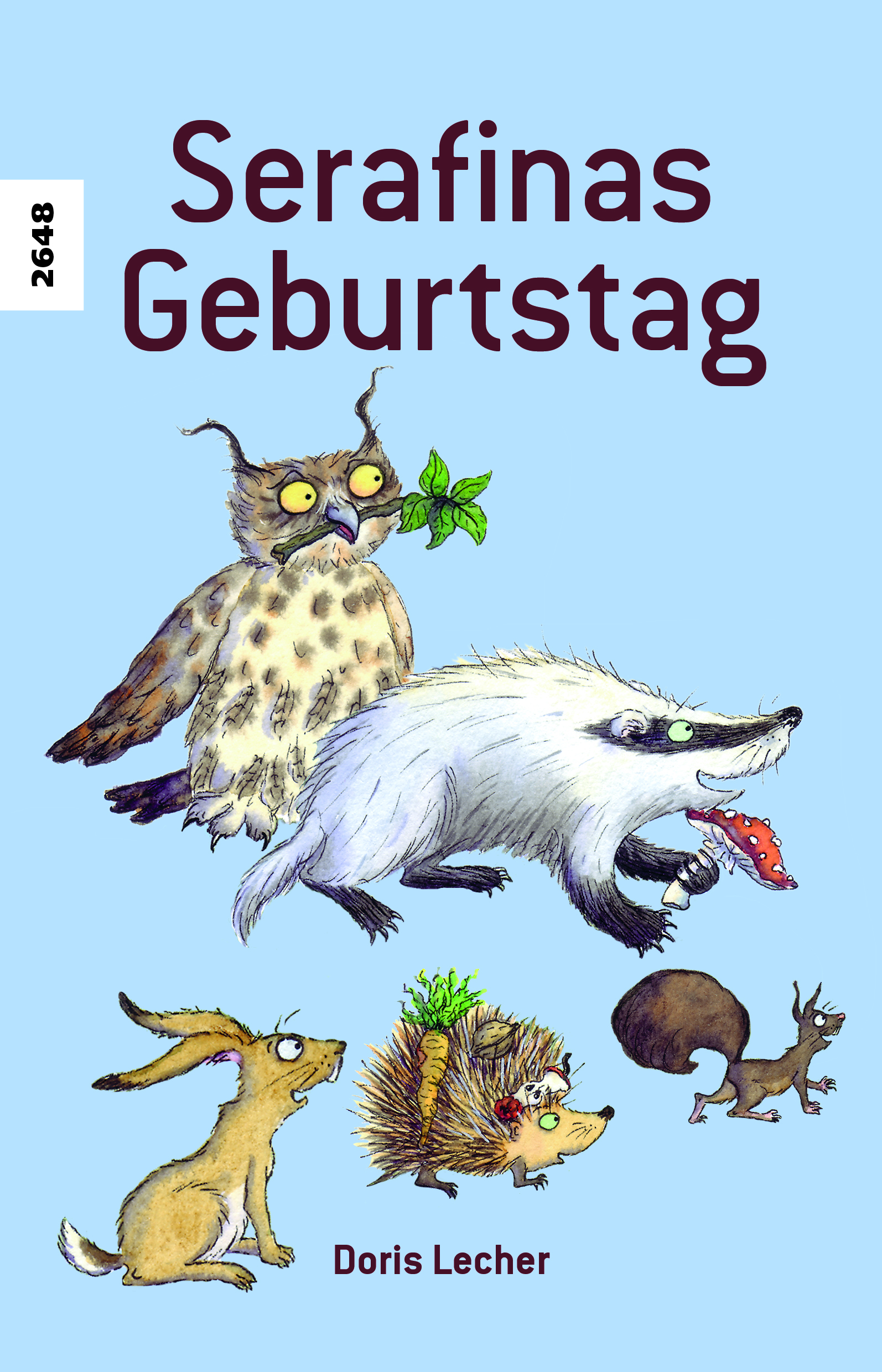 Serafinas Geburtstag, ein Kinderbuch von Doris Lecher, SJW Verlag, Tiergeschichte mit Bastelbogen