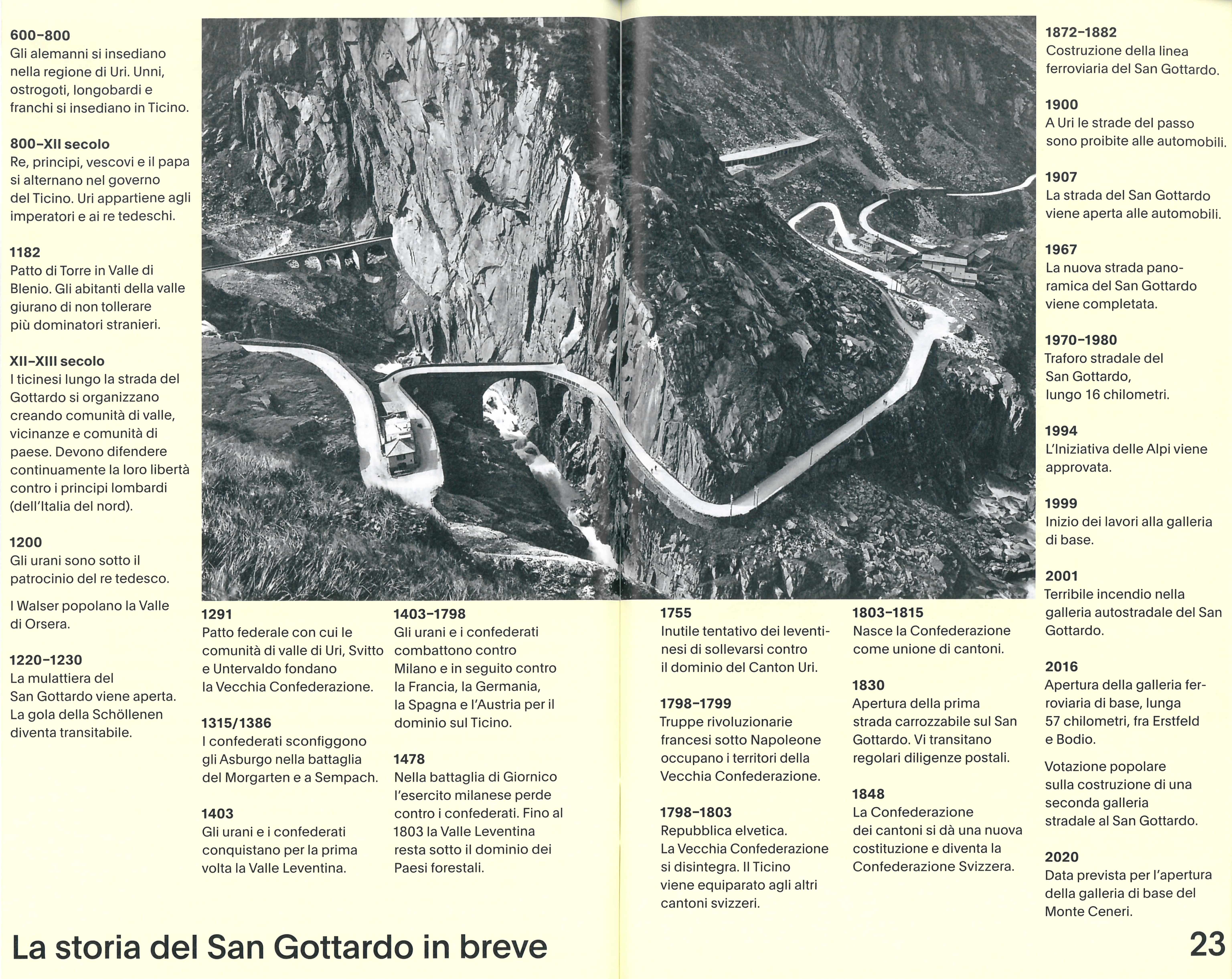 Il San Gottardo, una montagna da primato – Dalla milattiera alla galleria di base