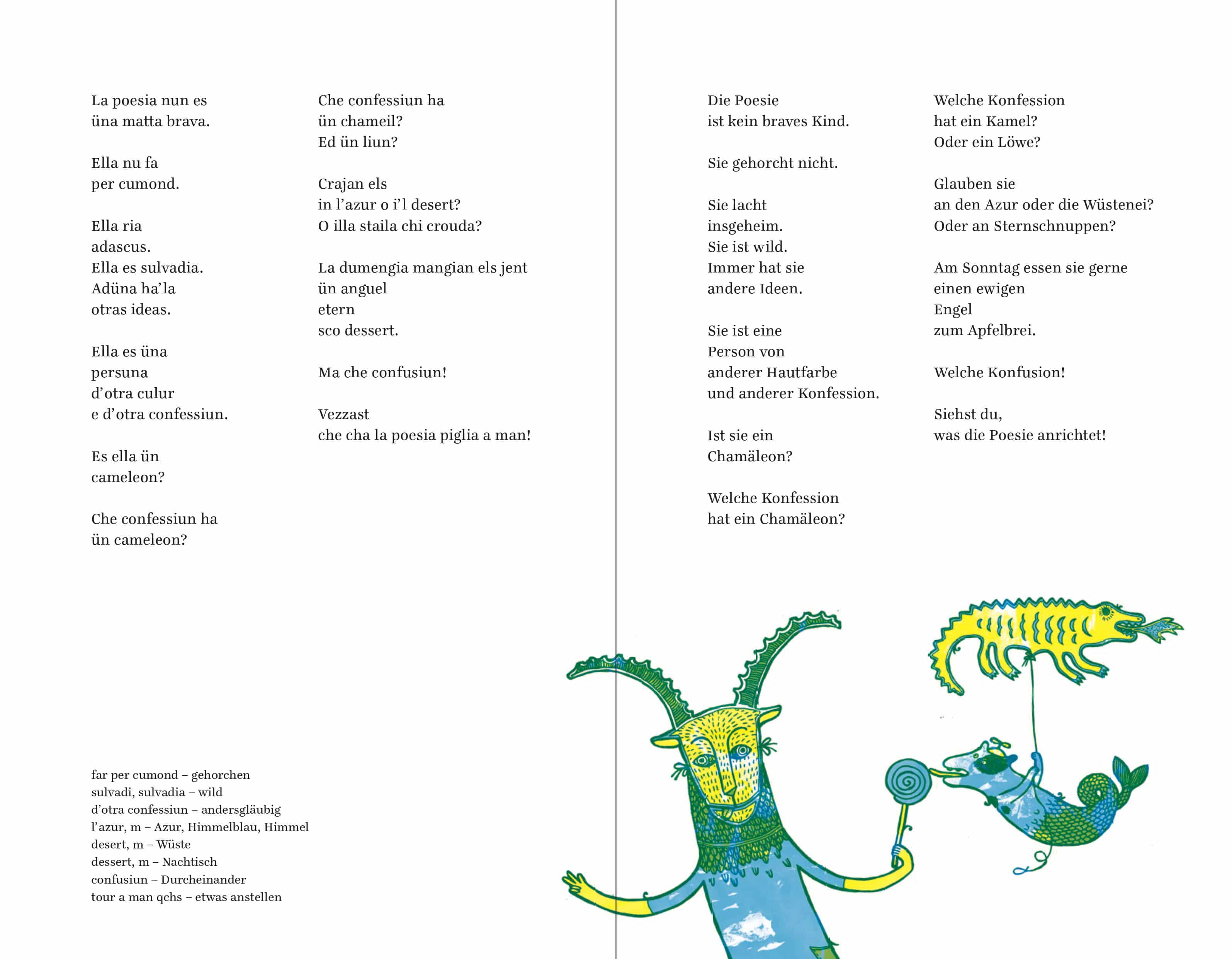 Corniglias – Poesias per tai /  Alpendohlen – Gedichte für dich